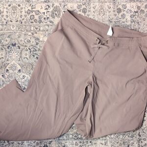 Prana Ankle Cut Brown Tan Taupe Activewear Yoga Pants